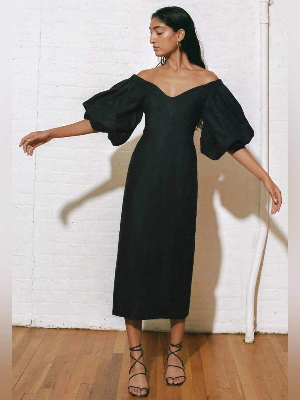 Mara Hoffman Namari Dress in Black NEW